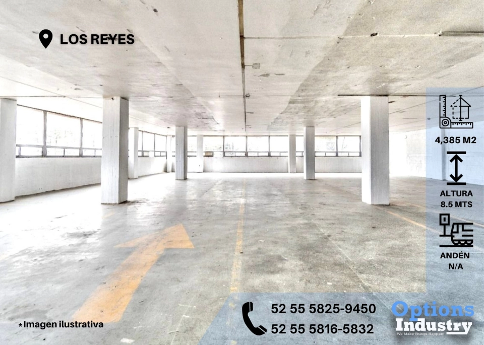 Oportunidad de espacio industrial en Los Reyes 