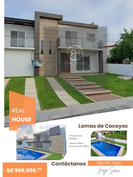 CASA EN LOMAS DE COCOYOC