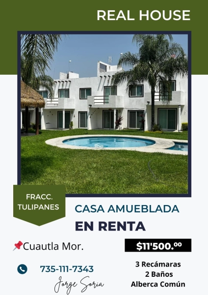 Casa  En Renta ,Cuautla Morelos.