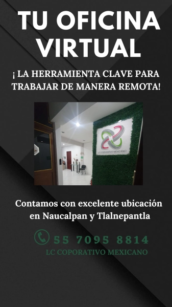 OFICINAS VIRTUALES EN NAUCALPAN Y TLANEPANTLA