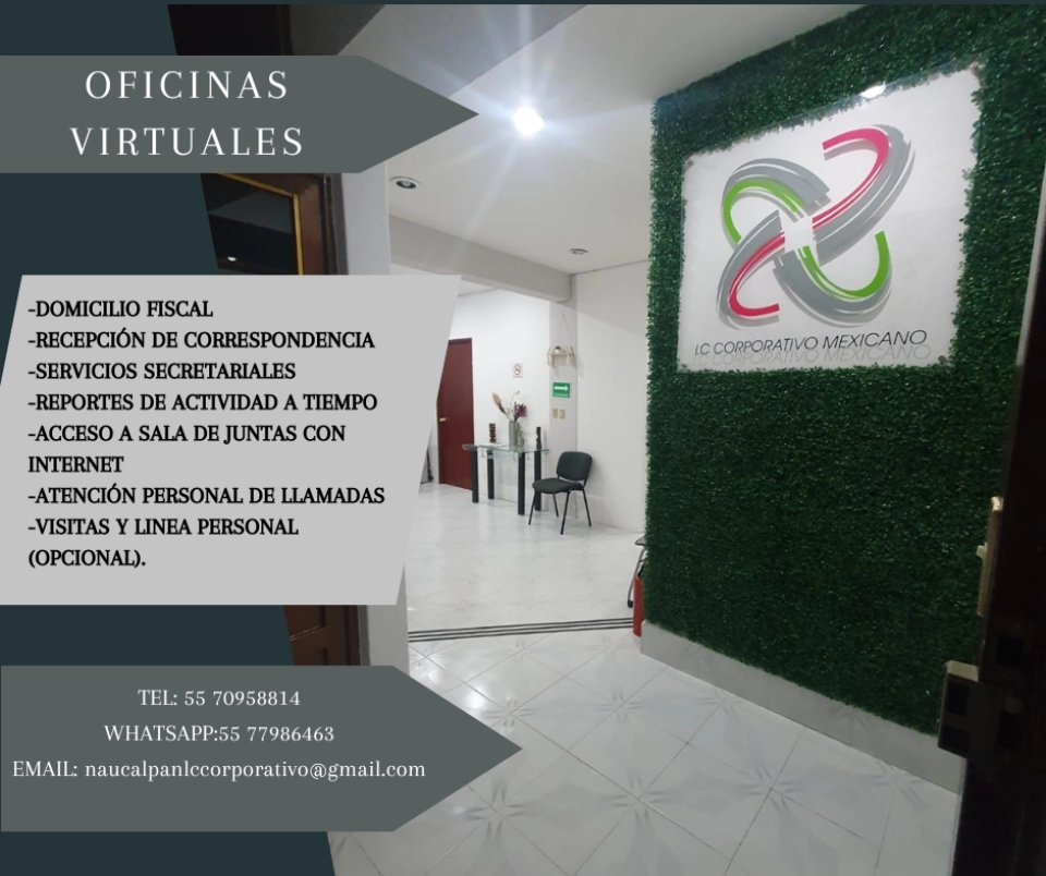 OFICINA VIRTUAL CON DOMICILIO FISCAL Y COMERCIAL 