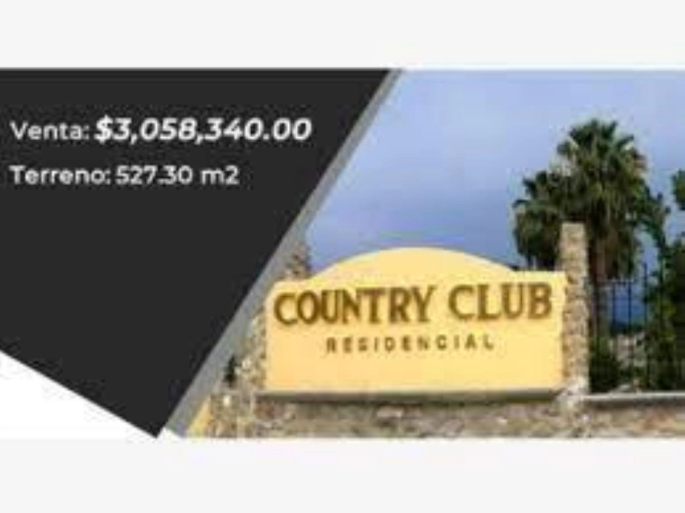 Se vende terreno en Country Club Residencial