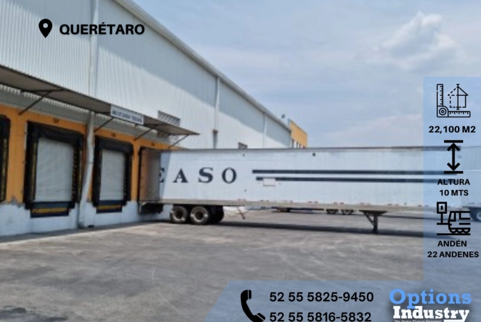 Increíble nave industrial en renta en Querétaro, ¡alquila