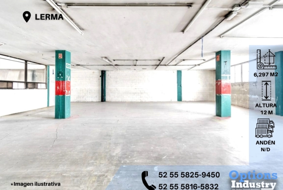 Increíble nave industrial en Lerma para rentar