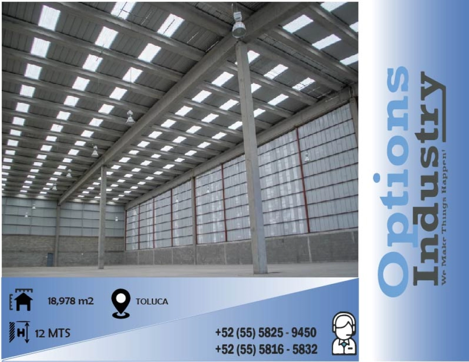 Warehouse for Rent in Toluca