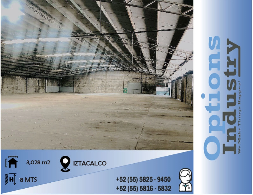 Warehouse for Rent in IZTACALCO