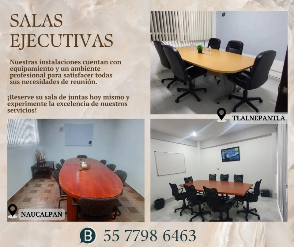 SALA DE JUNTAS EN TLALNEPANTLA CENTRO 