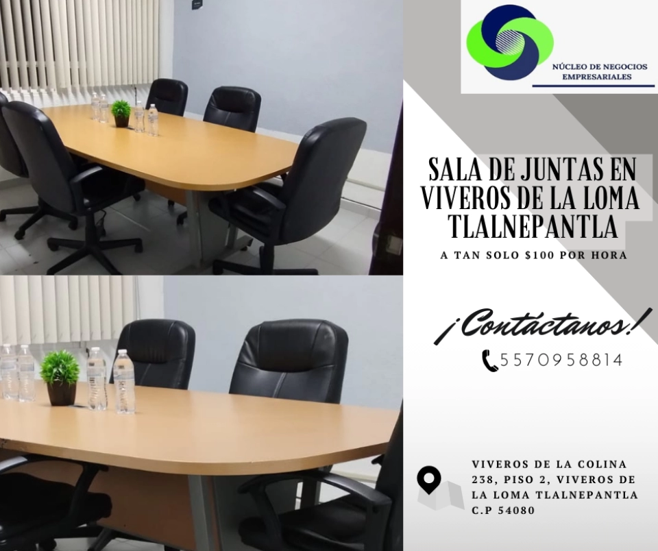 SALA EJECUTIVA EN ALQUILER EN TLALNEPANTLA 