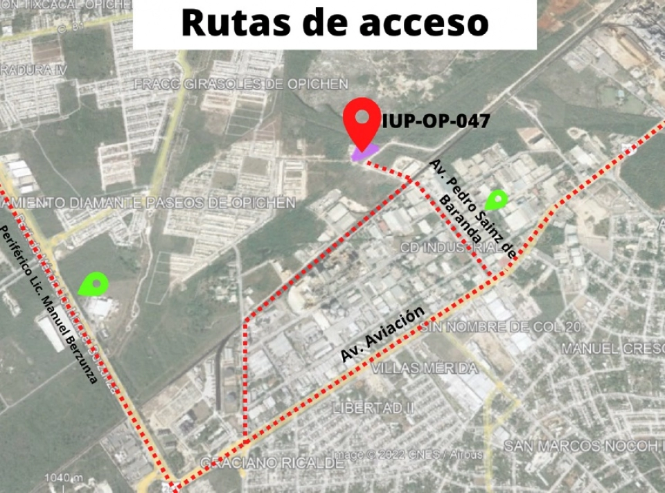 Terreno en Venta en Ciudad Industrial de 5,691.3 m2 Mérida