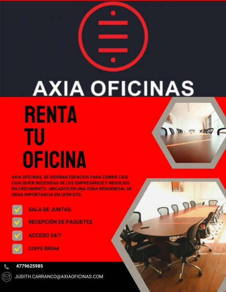 SOMOS LIDERES EN RENTA DE OFICINAS !!