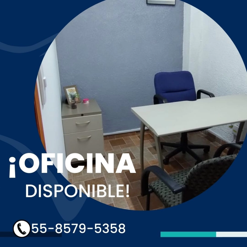 RENTA UNA OFICINA EN TLALNE CENTRO!