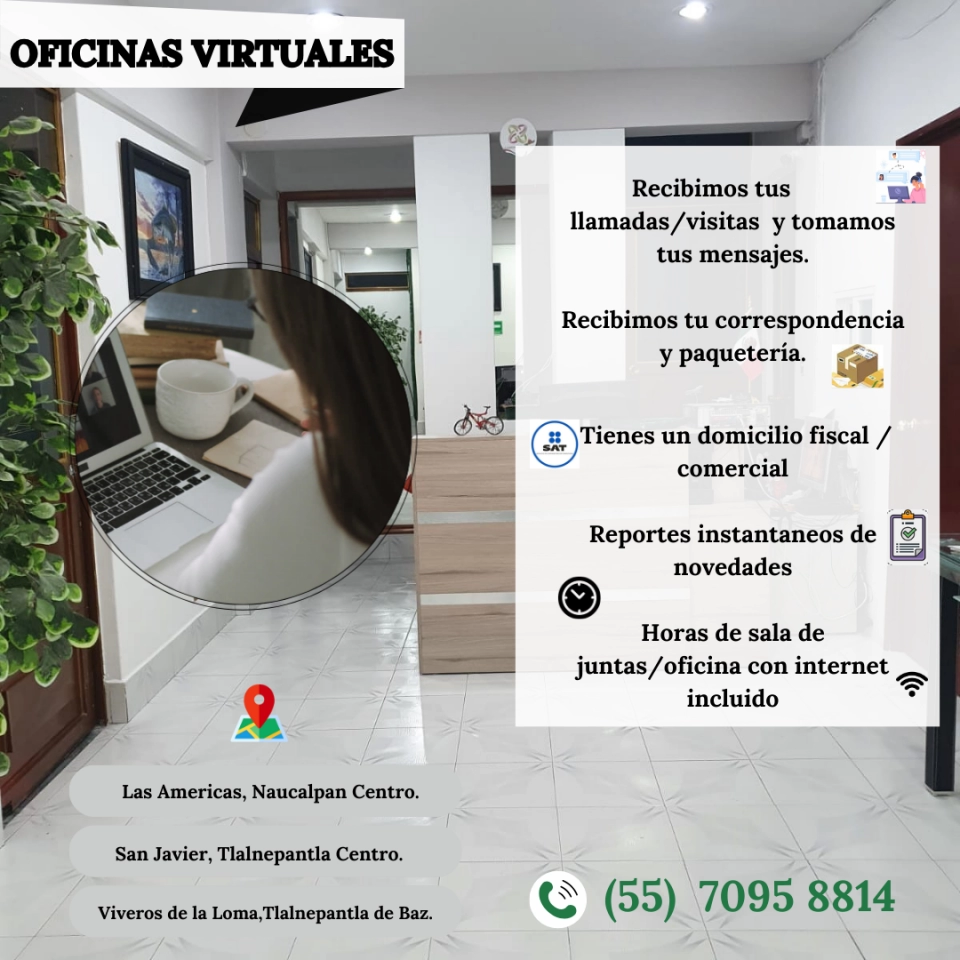 OFICINA VIRTUAL CON DOMICILIO FISCAL Y COMERCIAL 