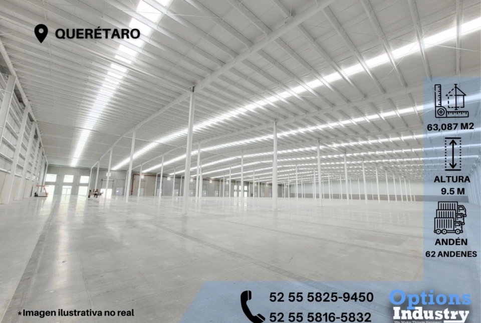 Renta de propiedad industrial en zona Querétaro