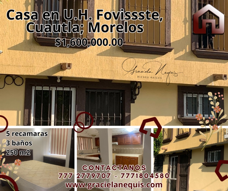 Casa 250 m2 en Cuautla, Morelos