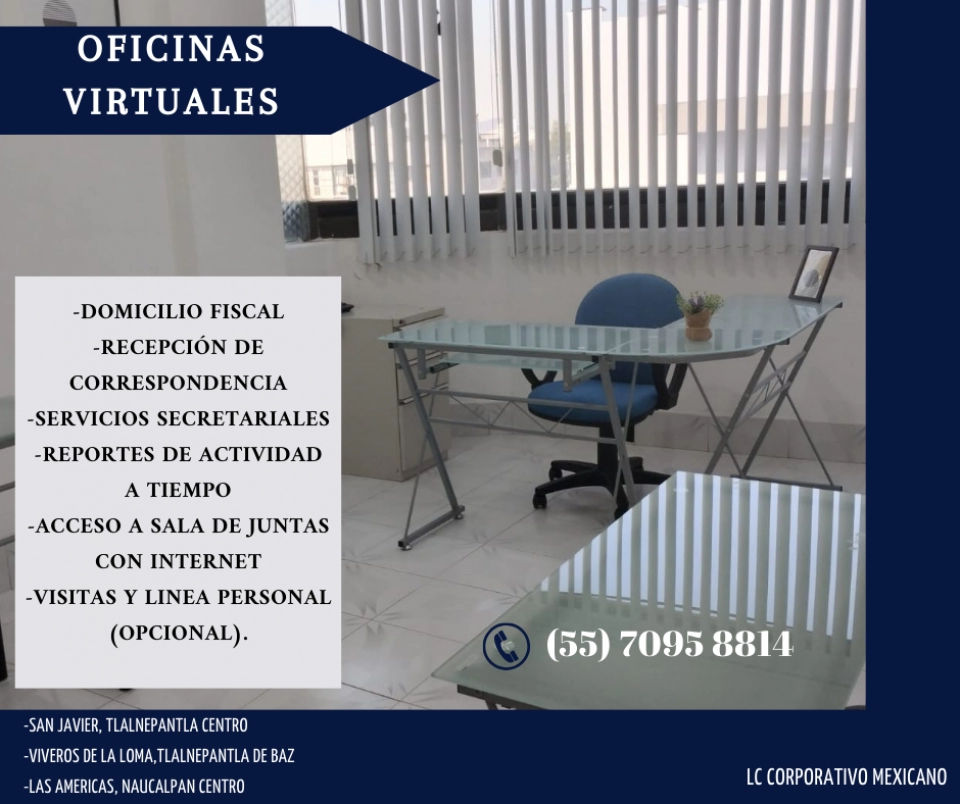 ¡OFICINA VIRTUAL CON UBICACIÓN TOP!