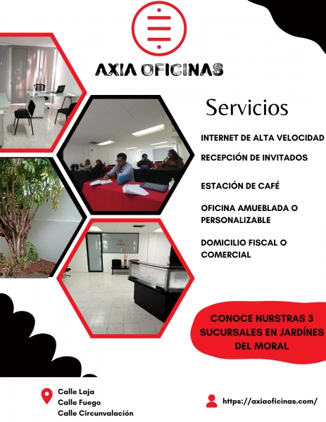 ¿TODO INCLUIDO?  AXIA OFICINAS ES PARA TI