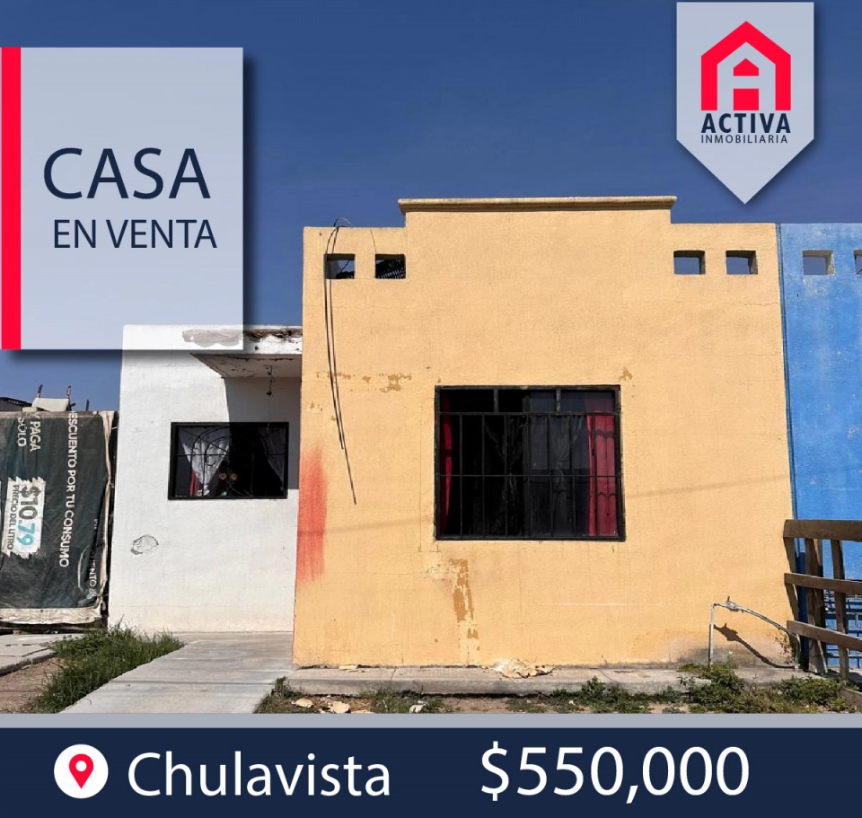 CASA DE 2 RECÁMARAS EN CHULAVISTA