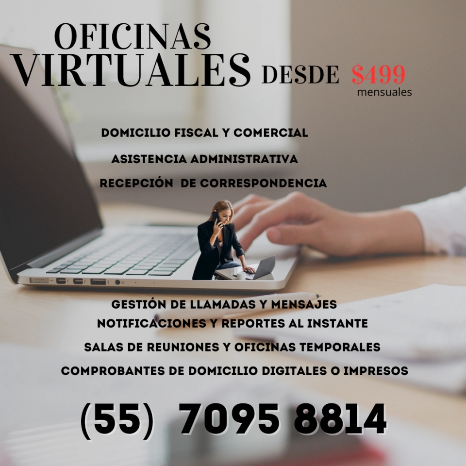 ¡PROYECTA CONFIANZA Y SERIEDAD CON NUESTRA OFICINA VIRTUAL!