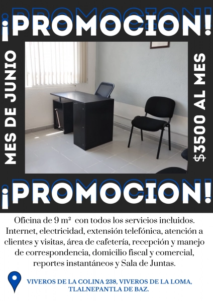 ¡OFERTAS DE JUNIO: OFICINAS POR $3500!