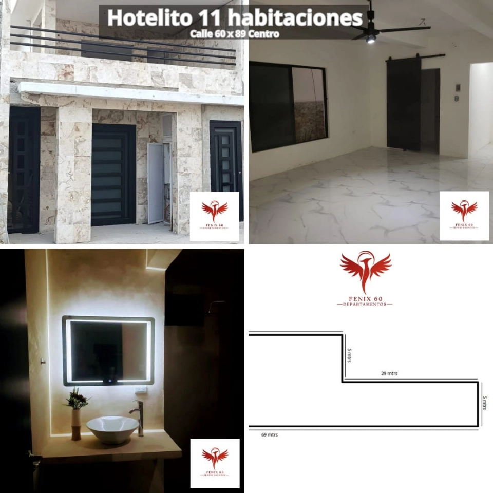VENTA DE CASA REMODELADA CON 11 HABITACIONES PARA HOTEL