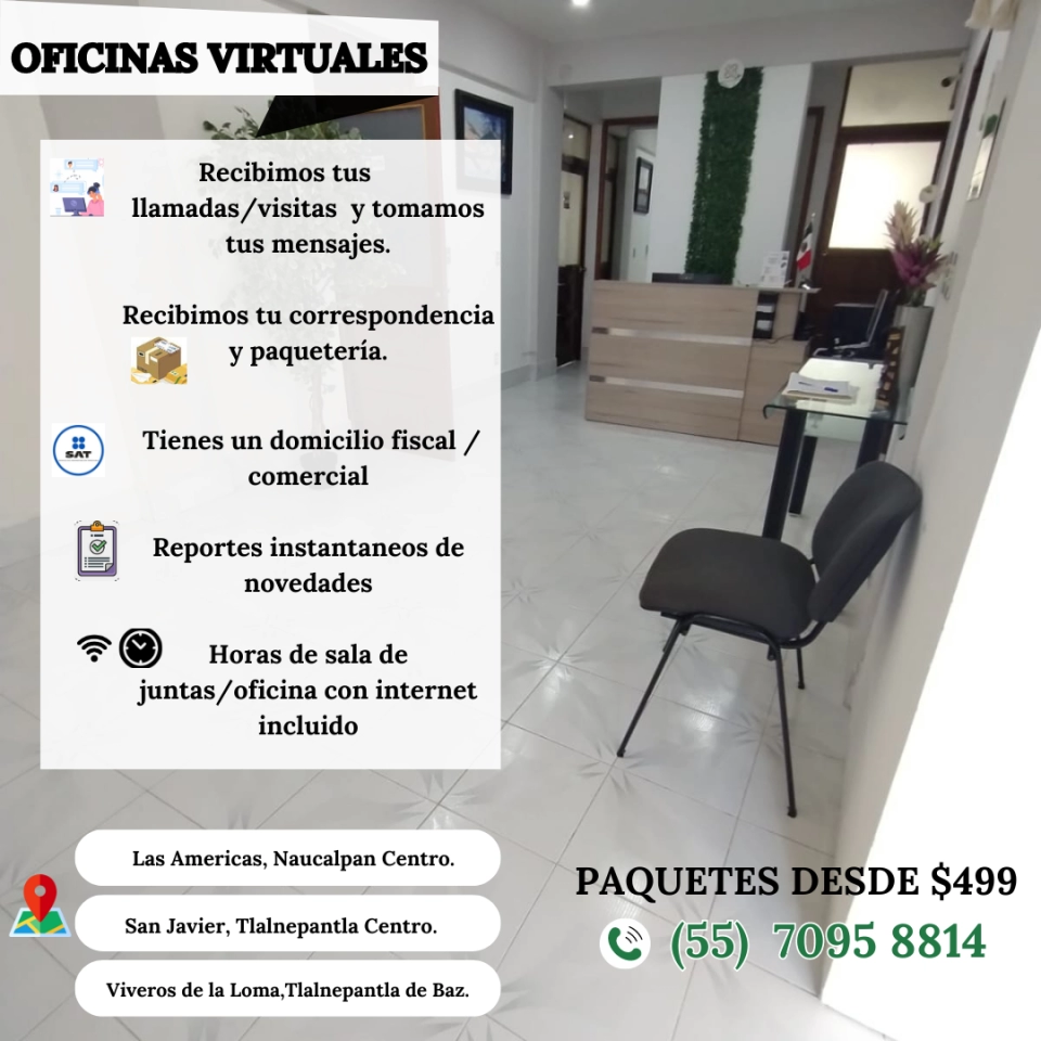 PROYECTA CONFIANZA Y SERIEDAD CON NUESTRA OFICINA VIRTUAL