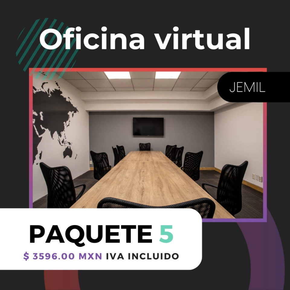 Oficinas virtuales CDMX y estado de México / Paquete 5