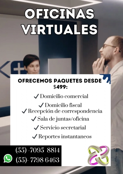 ¡PROYECTA CONFIANZA Y SERIEDAD CON NUESTRA OFICINA VIRTUAL!