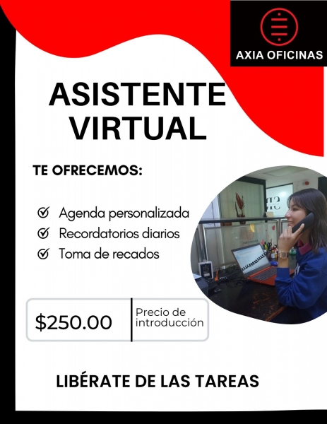 ¿YA CONOCES NUESTRO SERVICIO DE ASISTENTE VIRTUAL?