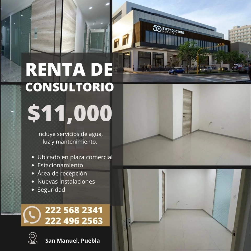 RENTA DE CONSULTORIO MEDICO