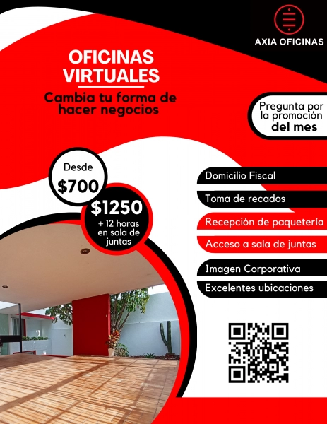 OFICINAS VIRTUALES EN PROMOCION ESTE MES DE JULIO!!!