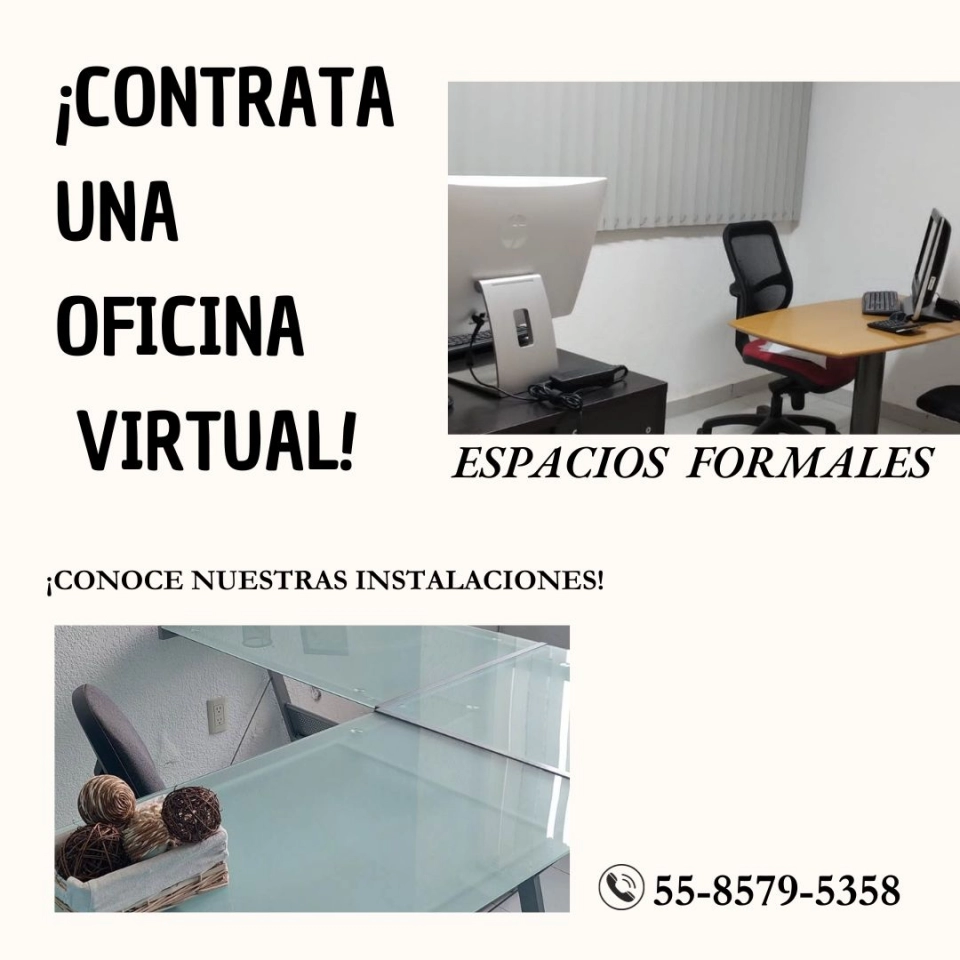 RENTA UNA OFICINA VIRTUAL Y EMPRENDE TU NEGOCIO! 