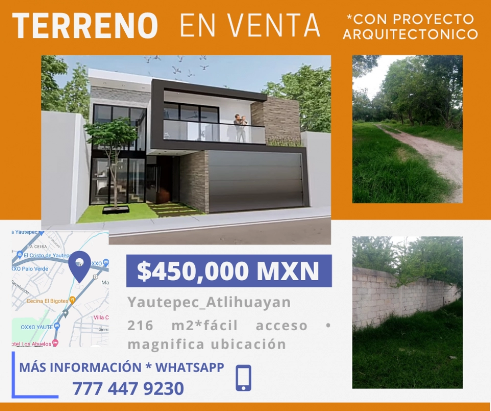 TERRENO EN VENTA+ OPORTUNIDAD