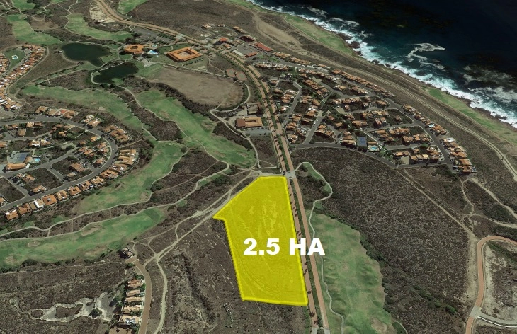 Venta de Terreno de 2.5HA frente al mar, Bajamar, Ensenada.