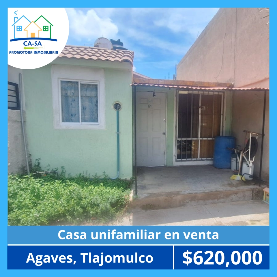 CASA DE 2 RECAMARAS EN VENTA EN PASEO DE LOS AGAVES