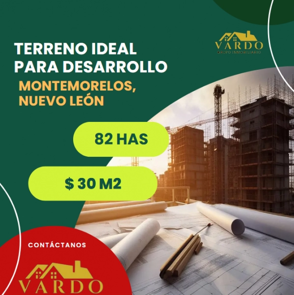 TERRENO IDEAL PARA DESARROLLO CAMPESTRE - MONTEMORELOS, N.L