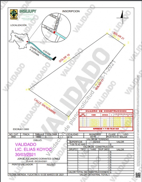 VENTA DE TERRENO EN SEYE YUCATAN 