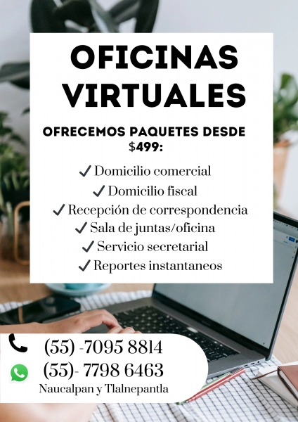 OFICINAS VIRTUALES Desde 499 mensuales