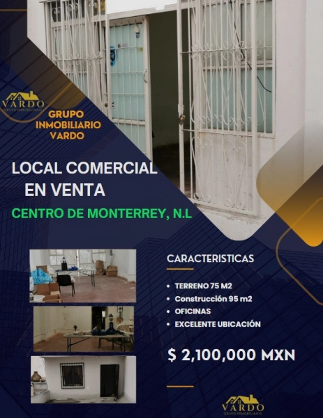 LOCAL COMERCIAL EN VENTA - MONTERREY, N.L