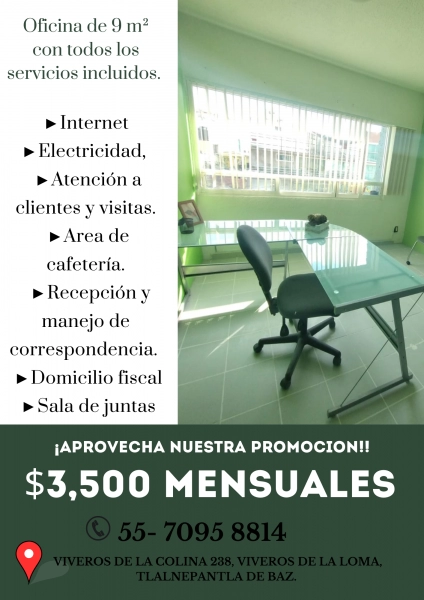 Espacio de Oficina con Servicios Incluidos