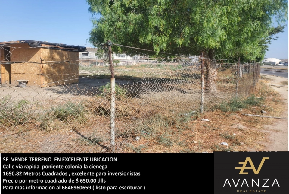 TERRENO EN VENTA EXCELENTE UBICACION