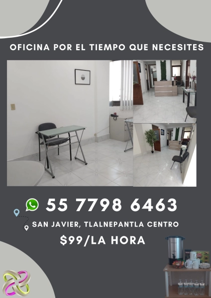 ¡Oficinas por Hora con Servicios Complejos! 