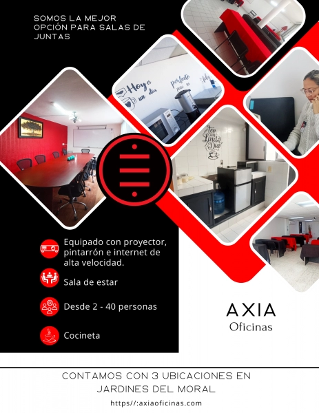 “LAS MEJORES OFICINAS EN AXIA”