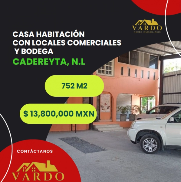 CASA HABITACIÓN CON LOCALES COMERCIALES EN VENTA