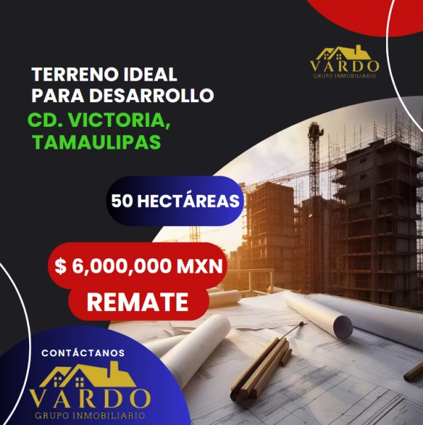 TERRENO EN VENTA (REMATE) - CD. VICTORIA, TAMAULIPAS