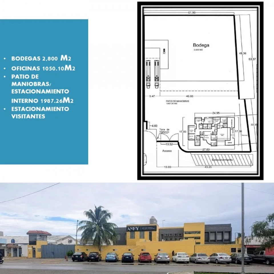 RENTA DE BODEGA 2800 MT2 EN AV CORREA RACHO MERIDA YUC