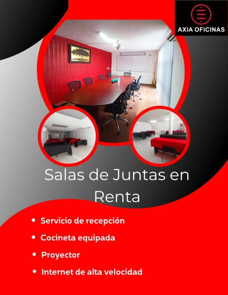 ¡SALA DE JUNTAS EN RENTA!