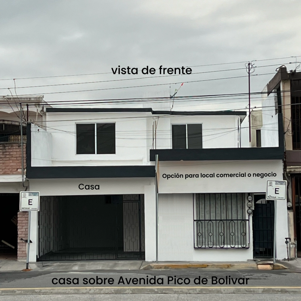 CASA REMODELADA SOBRE AVENIDA COMERCIAL EN LAS PUENTES 