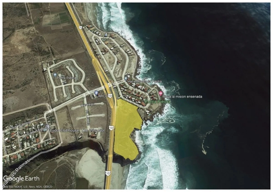 Terreno frente al mar en Venta, Ensenada, La Misión, 2.6 HA