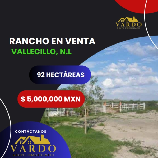 RANCHO EN VENTA - VALLECILLO, NUEVO LEÓN