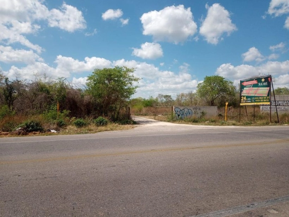 VENTA DE TERRENO 30 HECTAREAS EN UCU MERIDA YUCATAN 